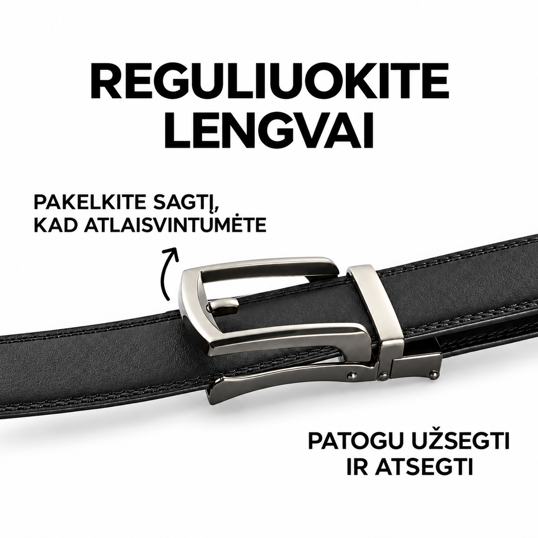 Hidenor Classic Odinis Diržas Vyrams